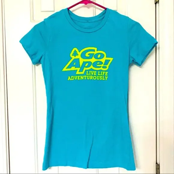 Go Ape Live Life Adventurously Graphic Tee | Green - Picture 1 of 4